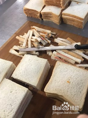 高颜值的美味黄金三明治