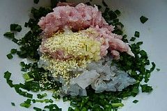 韭菜鲜虾包