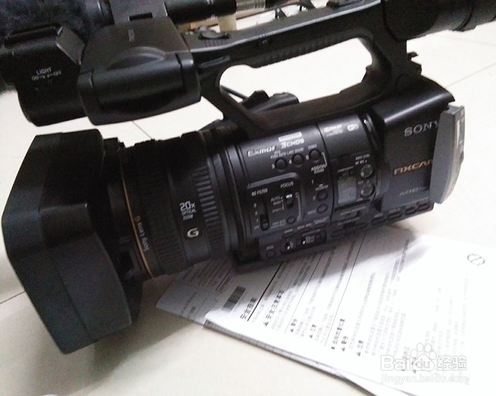 索尼（SONY）HXR-NX3 专业摄像机开箱晒物