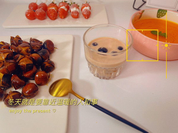 糖葫芦板栗奶茶红薯