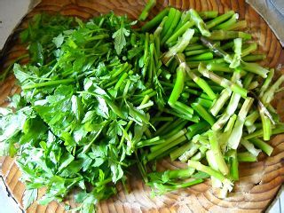 野生水芹炒肉丝