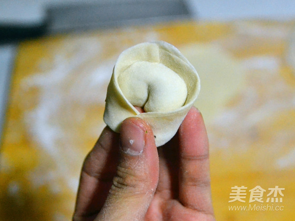 初春打牙祭-荠菜鲜肉馄饨