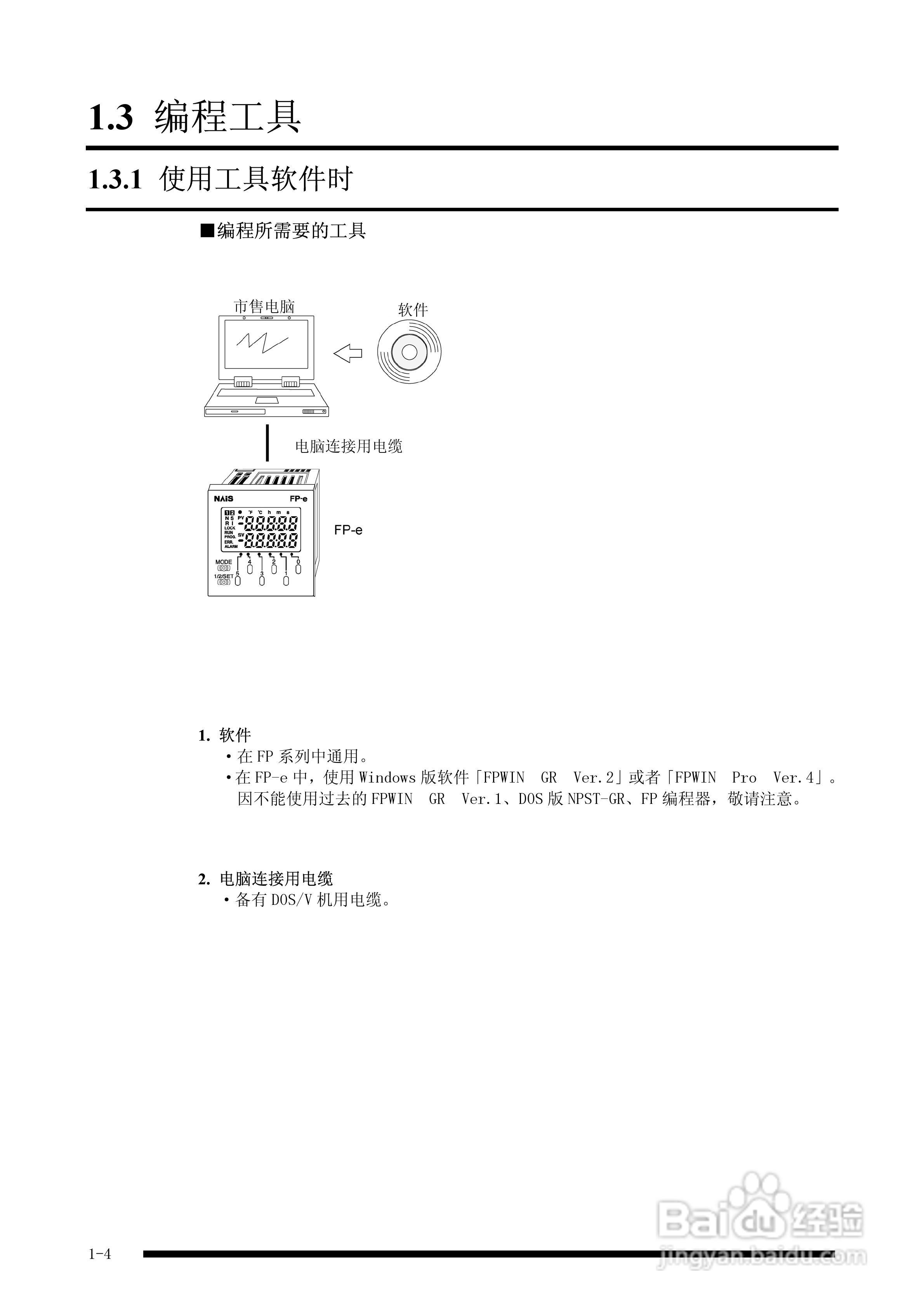 panasonic 面板安装型控制器FP-e控制装置用户手册:[2]