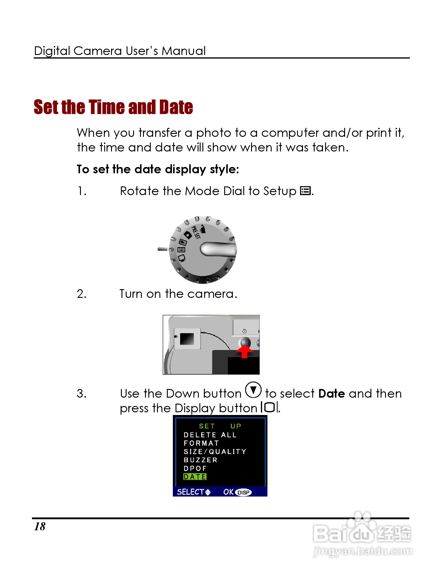 Rollei D20型数码相机说明书:[3]