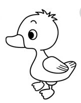 怎么画鸭子的简笔画