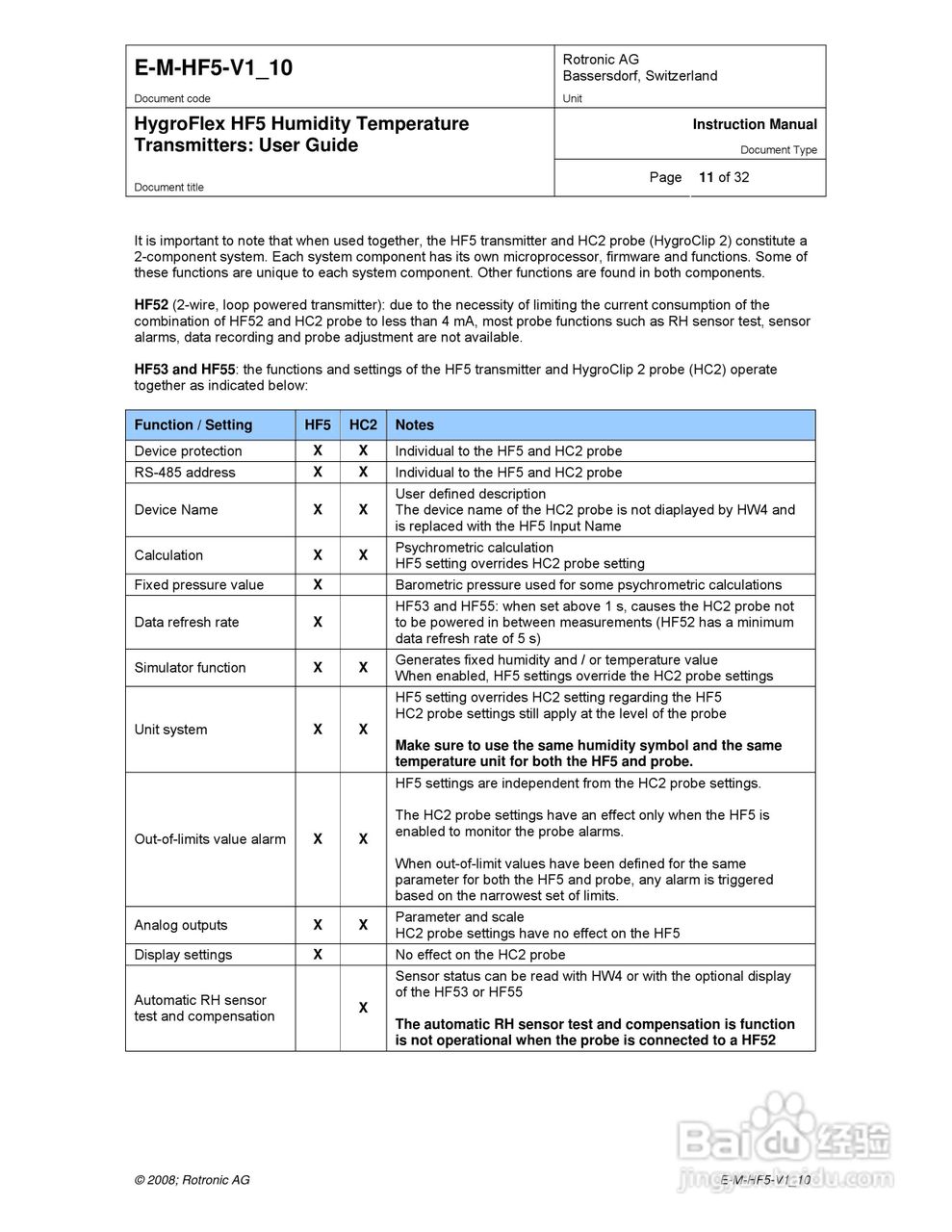 HF5工业温湿度变送器操作手册:[2]