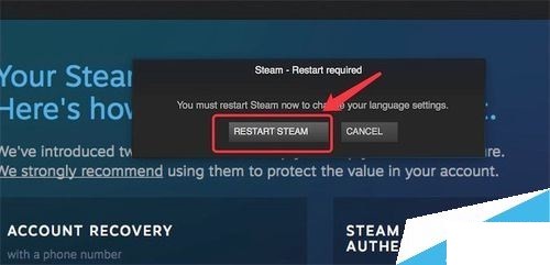 MAC版steam怎么设置中文