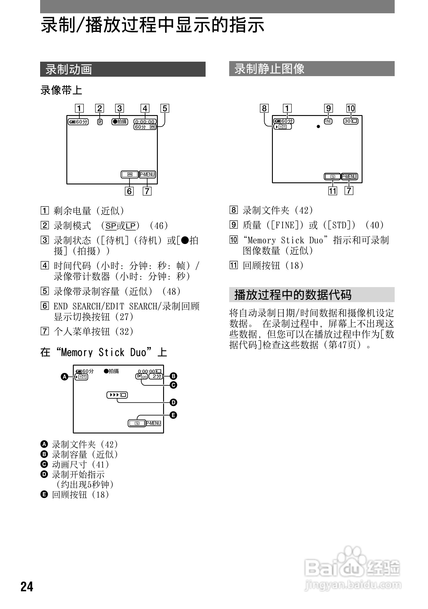 索尼DCR-PC53E数码摄像机使用说明书:[3]