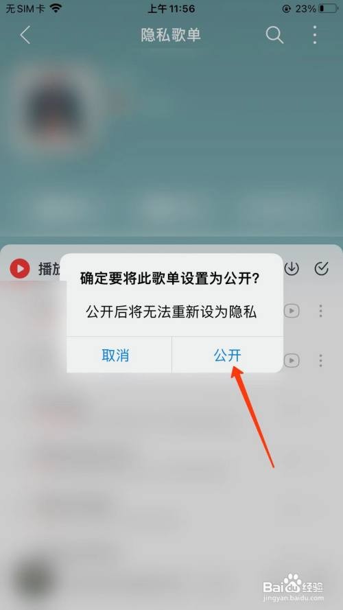 网易云音乐怎么公开隐私歌单