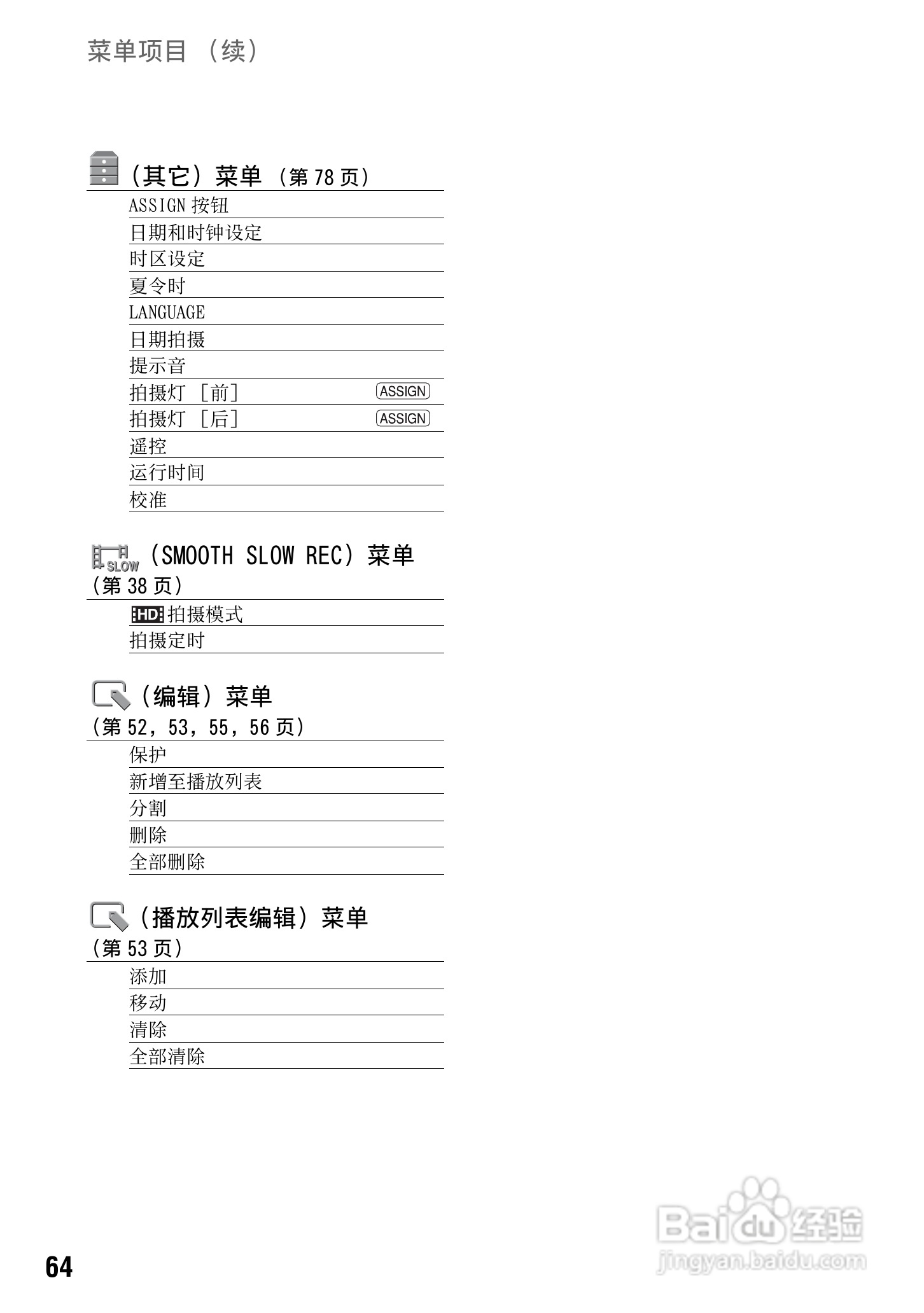 索尼HXR-NX5C数码摄像机使用说明书:[7]