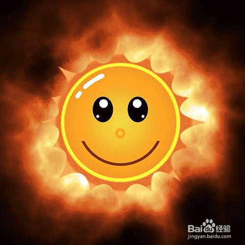 AE怎么制作熊熊发热的小太阳?