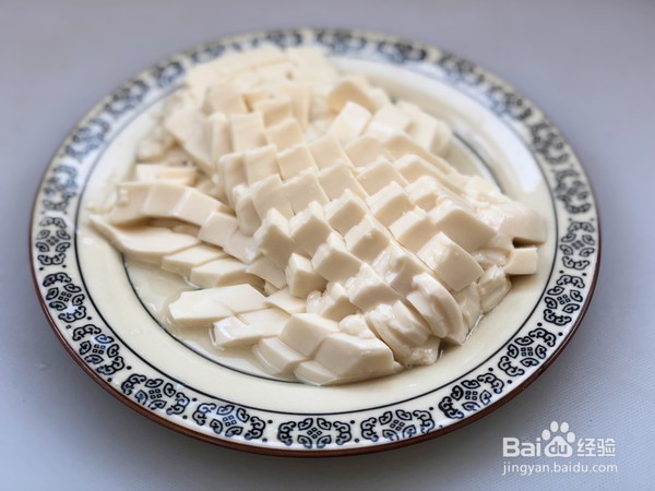 教你做青汁磷虾豆腐羹