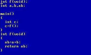 c语言返回值具体是指什么