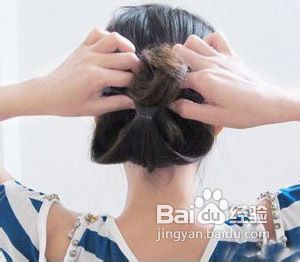 OL韩式淑女范盘发