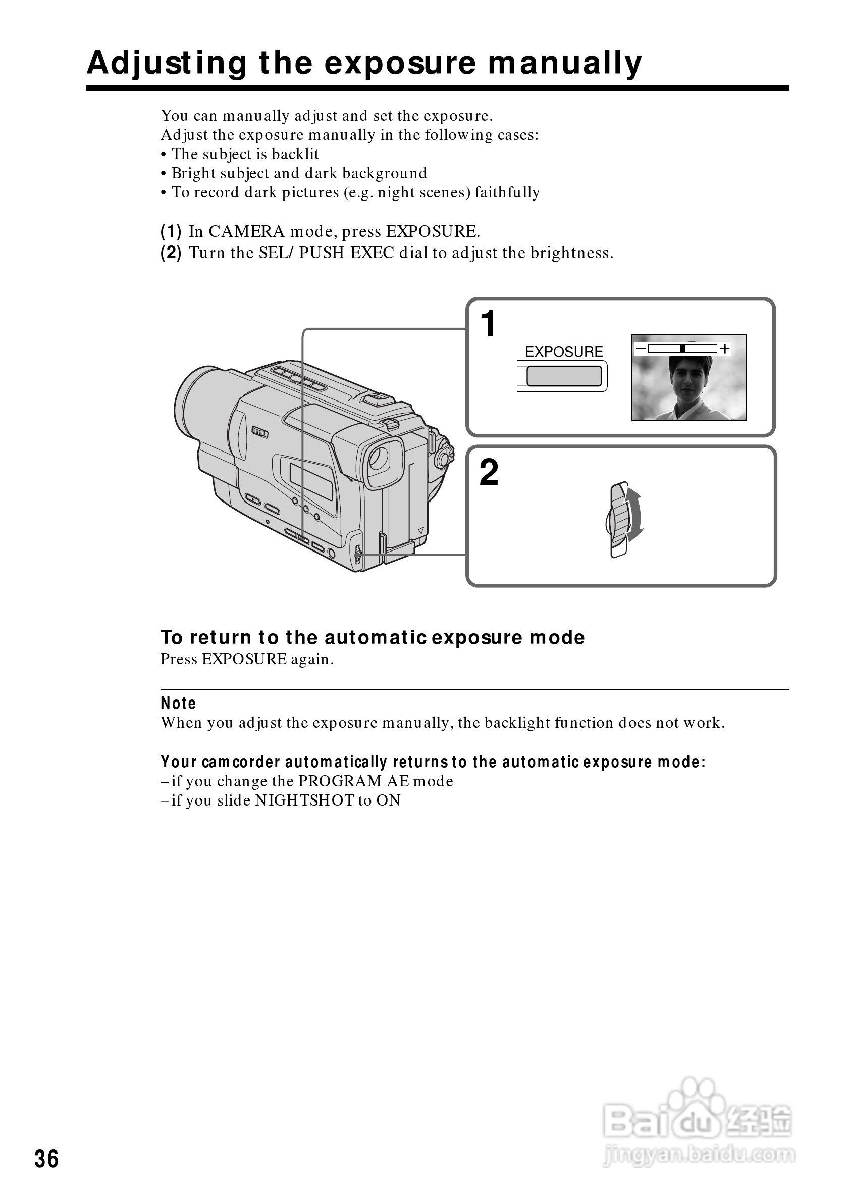 索尼CCD-TR818模拟摄像机说明书:[4]