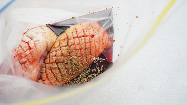 甜梨石榴烤鸭胸