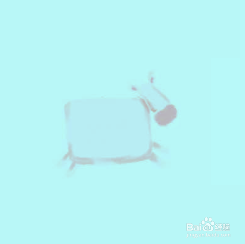 如何画卡通奶牛的简笔画?