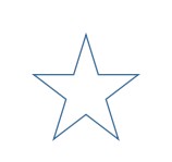 Word怎么让插入的五角星内部没有填充颜色