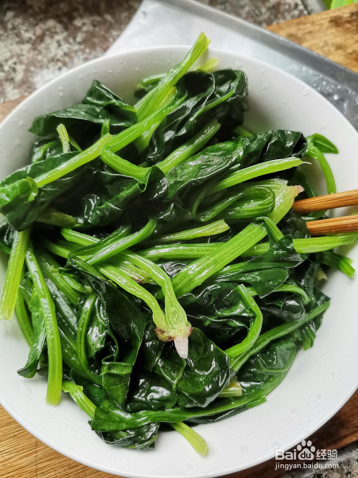 凉拌菠菜怎么做