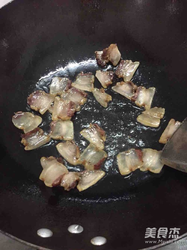 荷兰豆炒腊肉