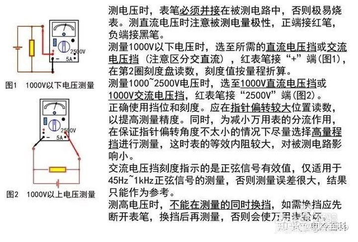 新手怎么使用万用表