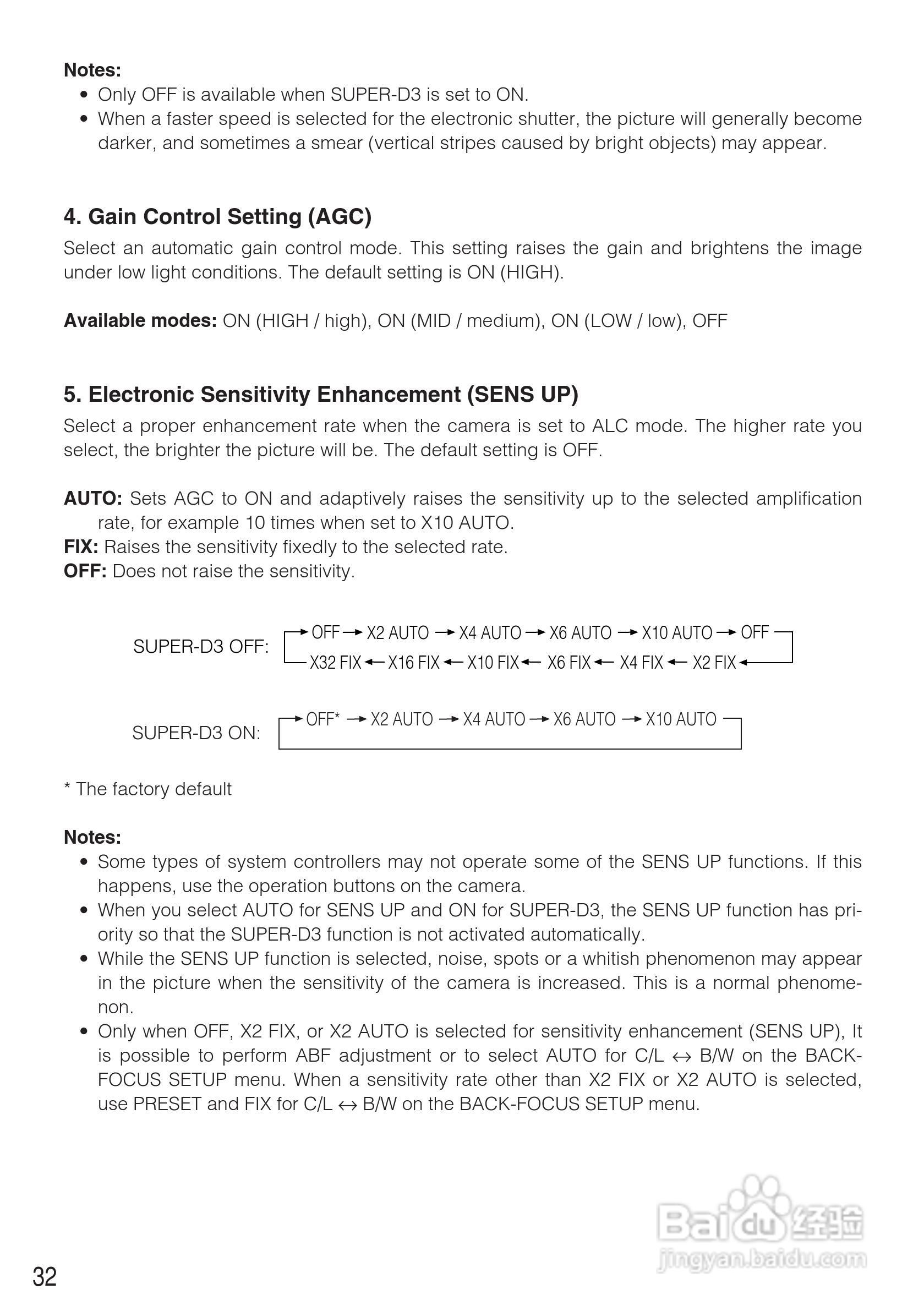 松下WV-CW484F模拟摄像机使用说明书:[4]