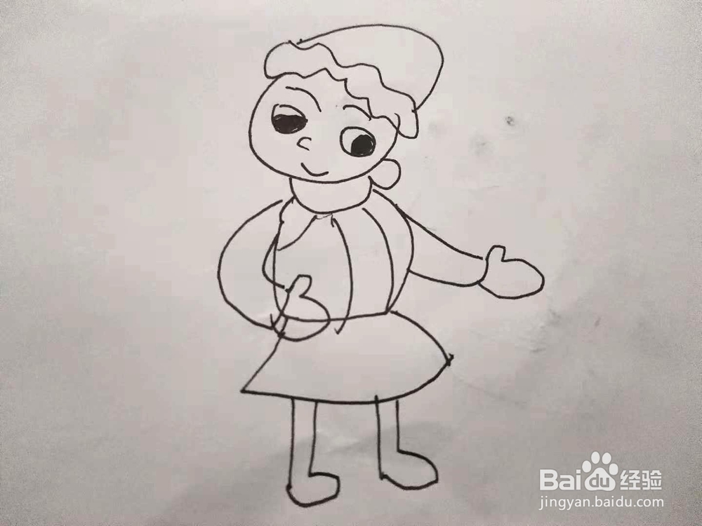 简笔画之人物画经验分享九