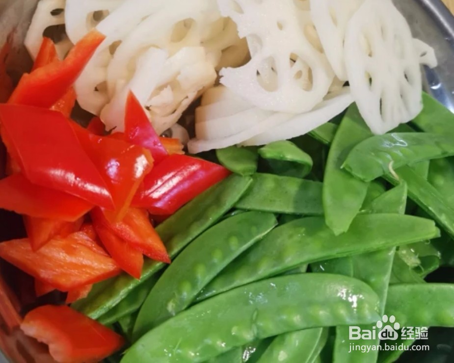 荷兰豆炒藕片,吃货有秘方3号作品