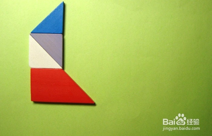 九巧板如何拼成实用的小锤子图形