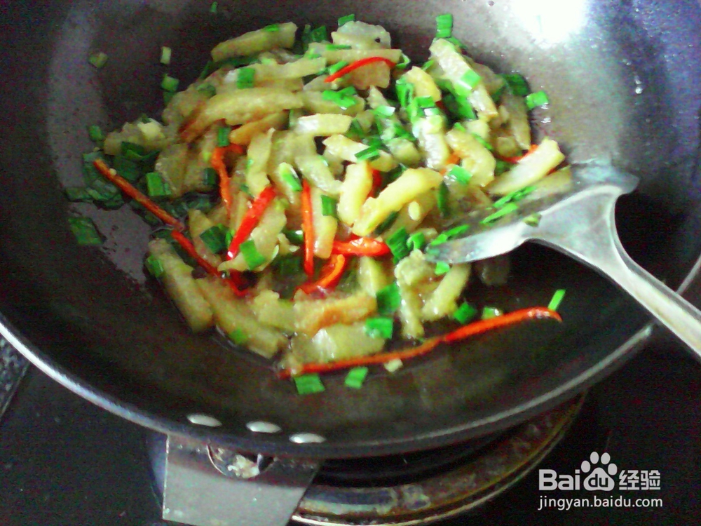 柚皮蒜辣三鲜菜