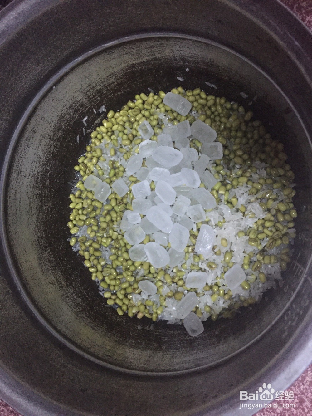 最简单绿豆粥---步骤教程