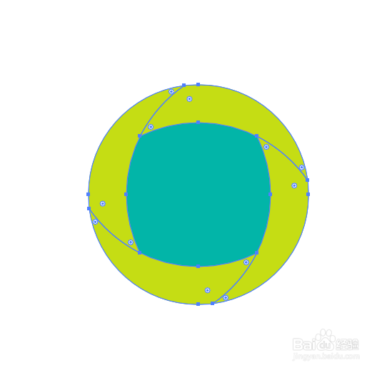 如何制作一个圆形logo图形？