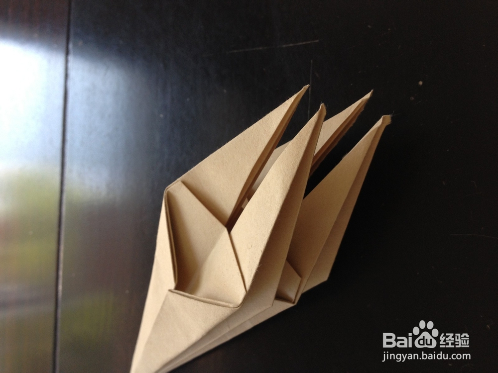 怎样折纸百合花