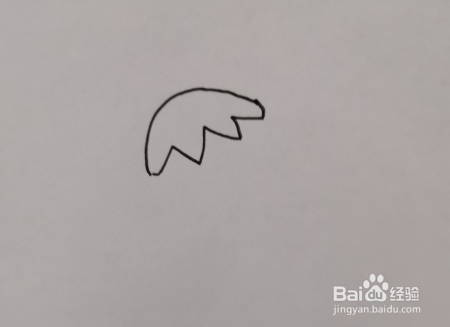 宝宝简笔画：红辣椒的简单画法。