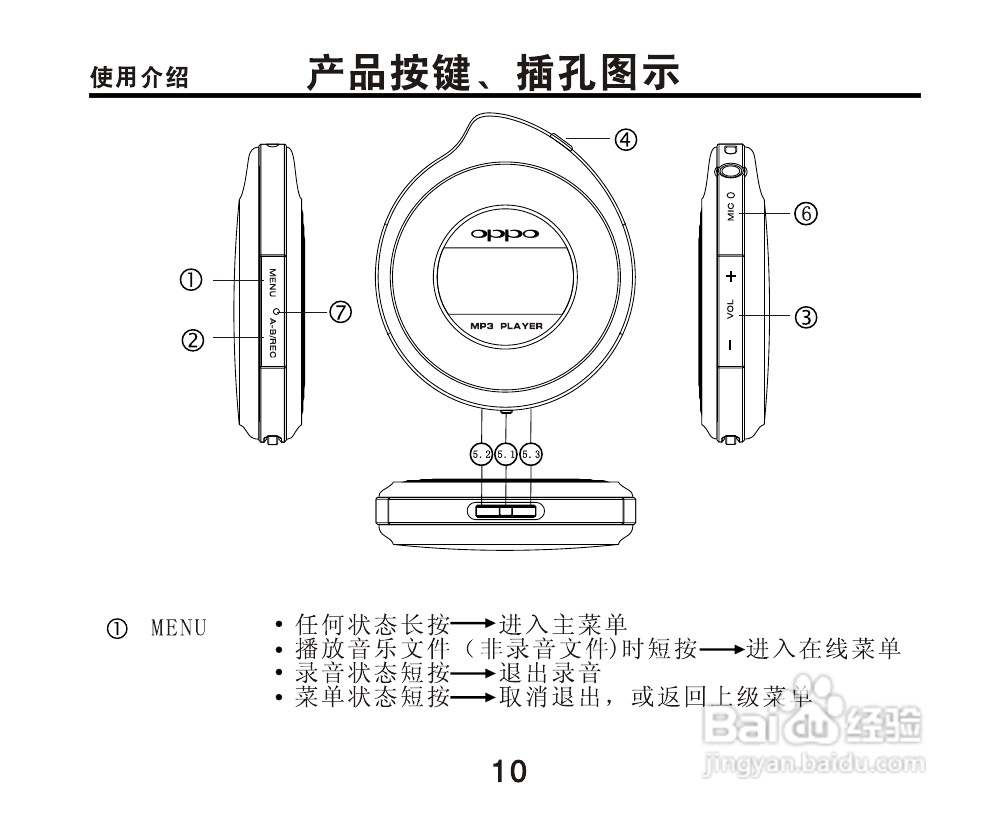 OPPO X3 MP3播放器使用说明书:[2]