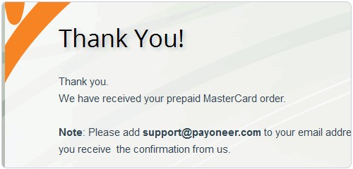 申请Payonee万事达卡和激活的全过程