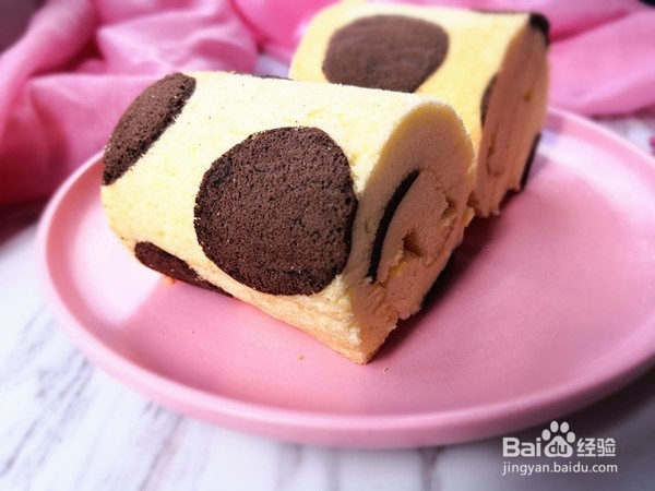 牛奶纹蛋糕卷的做法