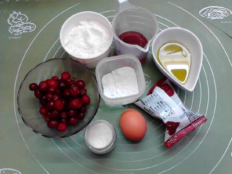 三重蔓越莓华夫饼