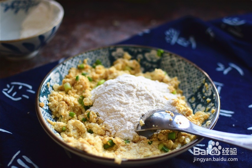 自制鸡蛋豆腐饼