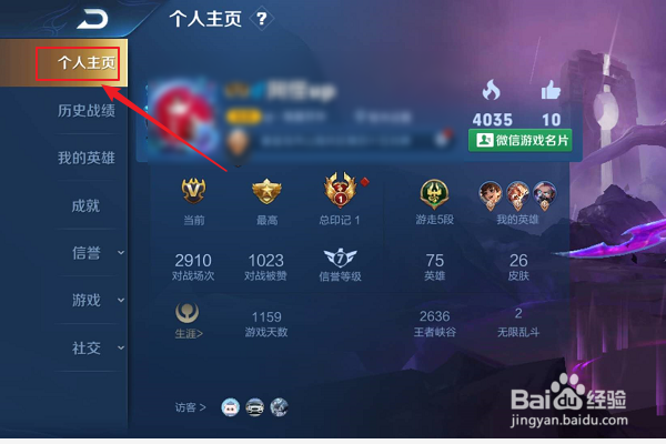 初级荣耀称号怎么显示