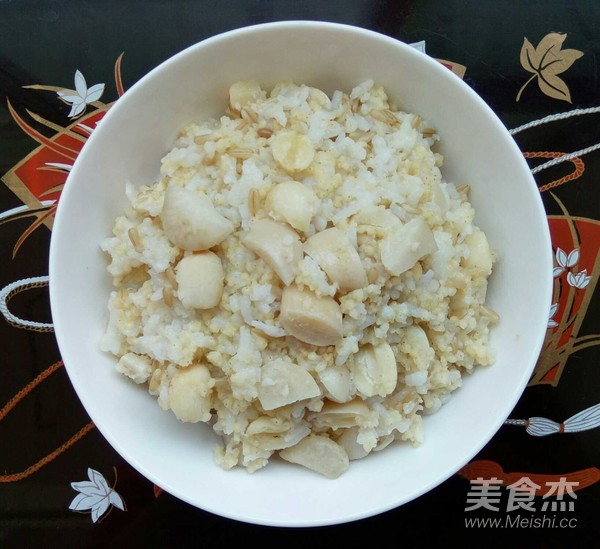 莲子白芸豆燕麦仁二米饭