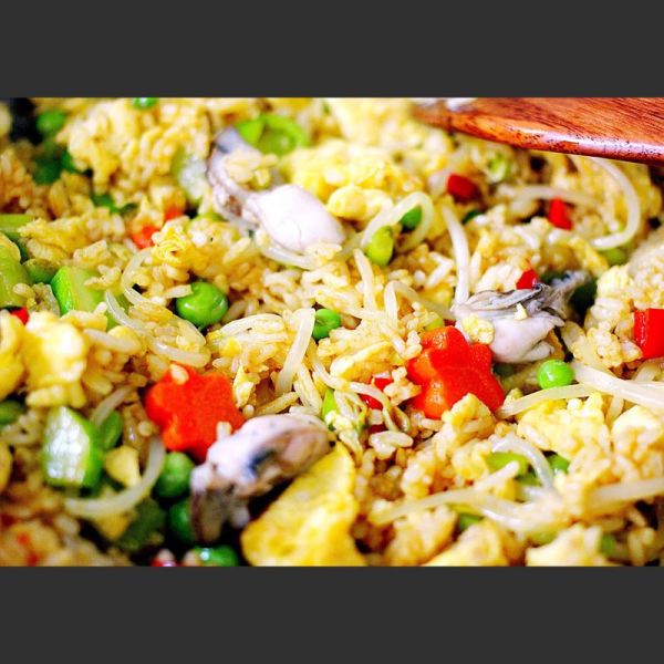 海蛎子咖喱炒饭