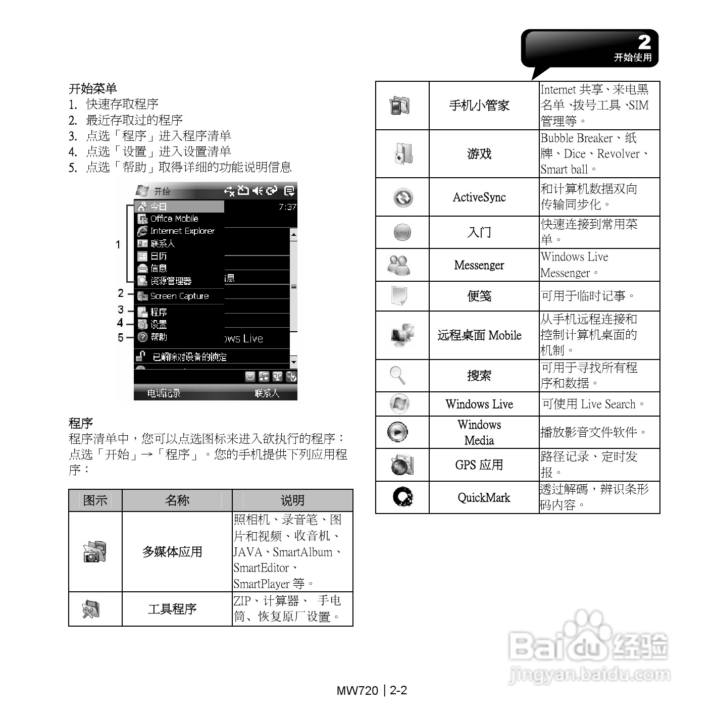技嘉MW720手机使用说明书:[2]