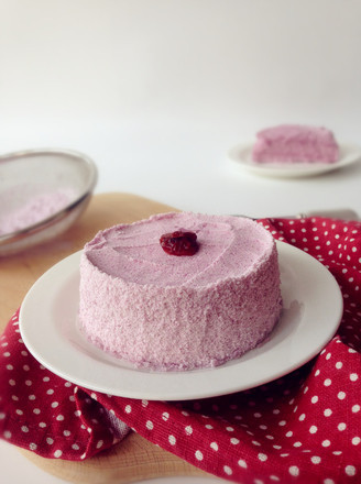 紫薯松糕的做法