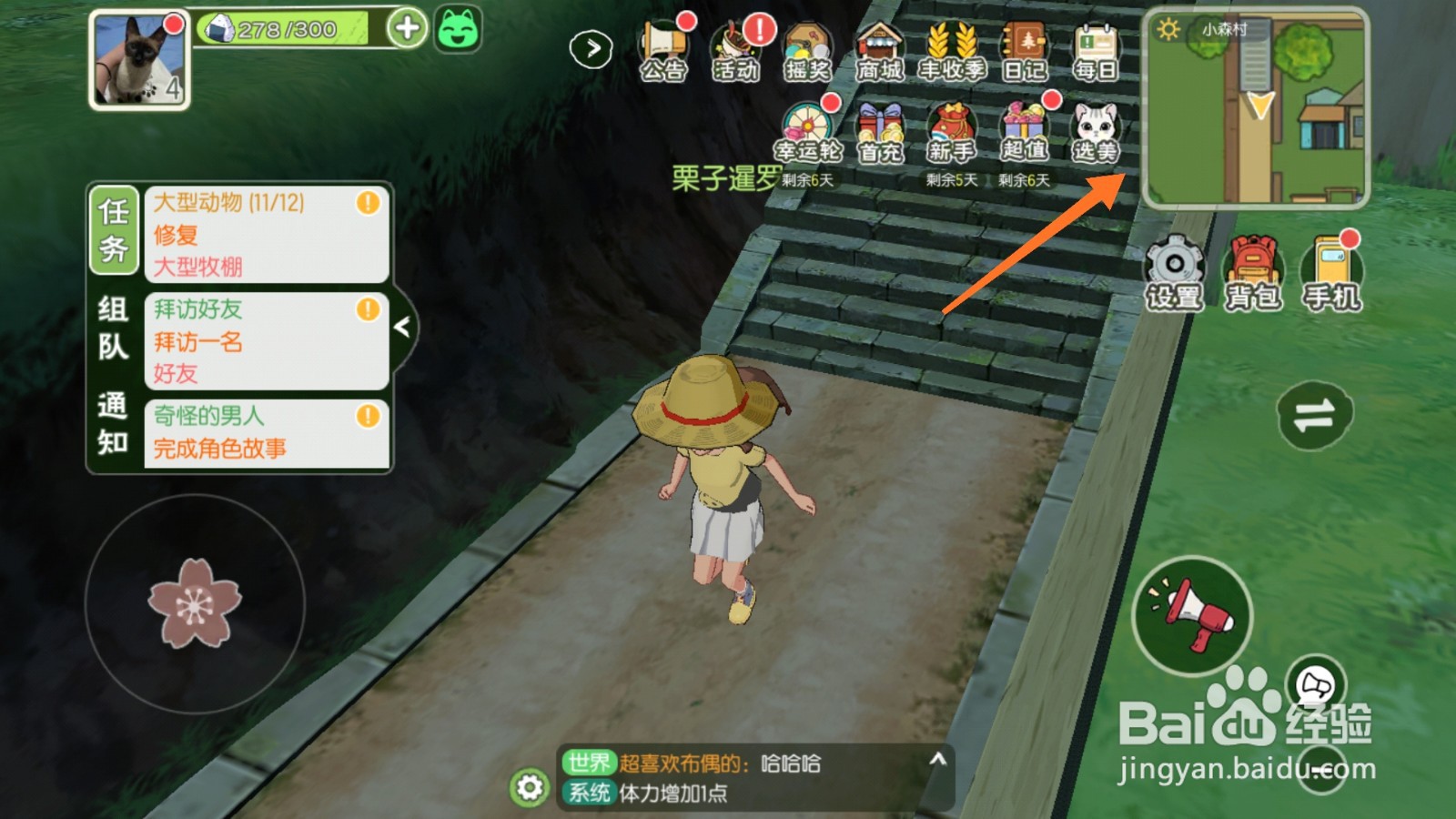 小森生活中如何查看苍晶矿类型