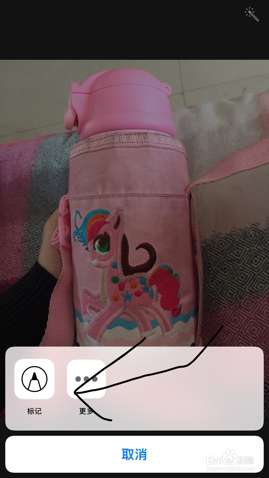 苹果手机怎么给图片添加文字？