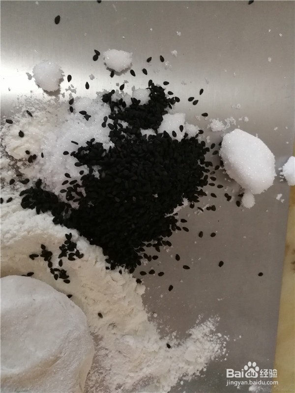 饼干芝麻馅饼做法