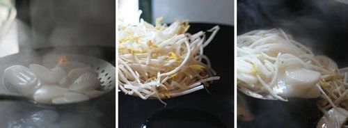 绿豆芽炒年糕的家常做法