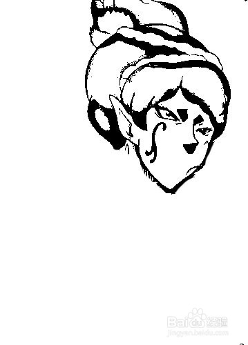 简笔画-如何画Q版人物丽萨卡·昂黛尔的简笔画