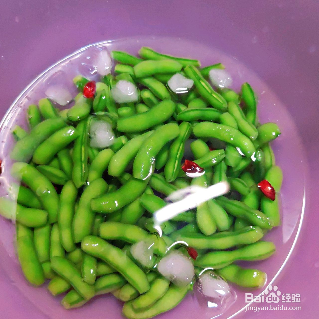 凉拌毛豆的做法